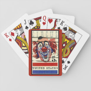 Circus Clown Playing Cards