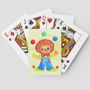 Circus Clown Playing Cards