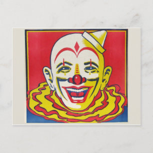 Circus Clown Postcard