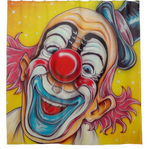 Circus Clown Shower Curtain
