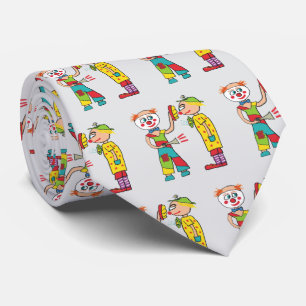 Circus Clowns Tie