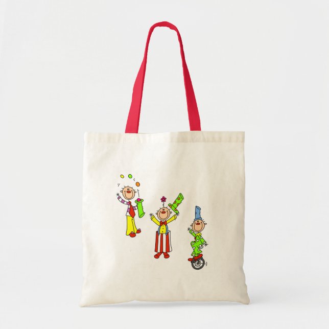 Circus Clowns Tote Bag (Front)