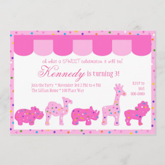 Circus Cookies Invitation