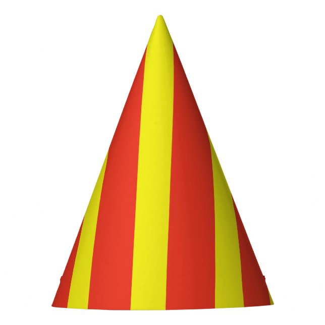 Circus Cute Colourful 1st Birthday Party Theme Party Hat (Front)