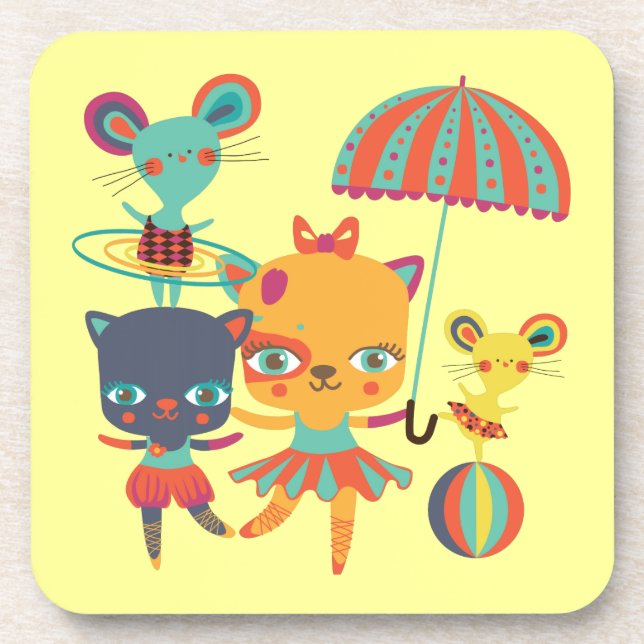 Circus Cuties Coaster (Front)