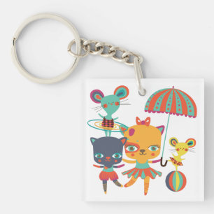 Circus Cuties Key Ring