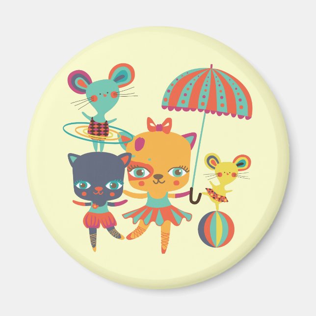 Circus Cuties Magnet (Front)
