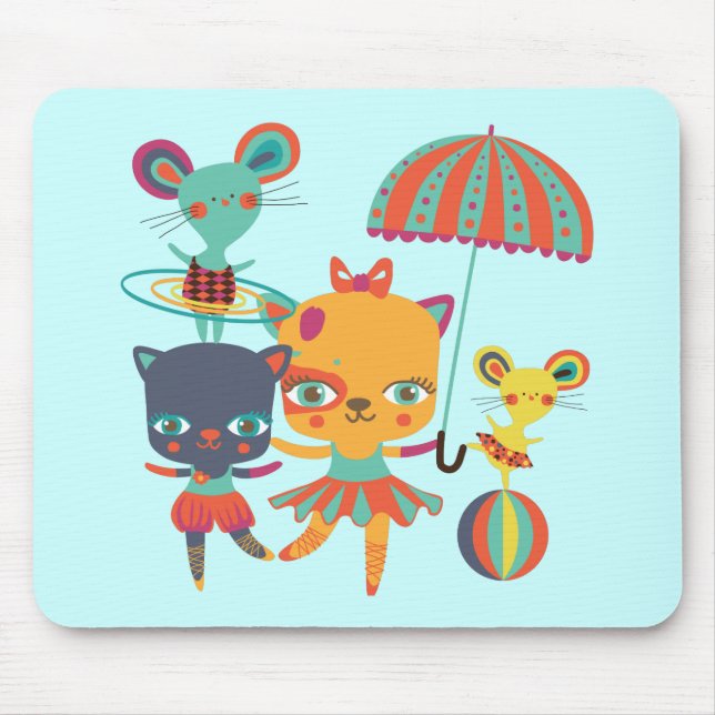 Circus Cuties Mouse Mat (Front)