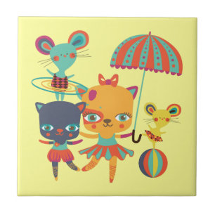 Circus Cuties Tile