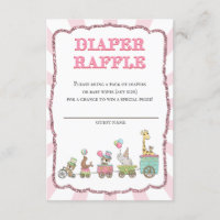 Circus Diaper Raffle Tickets