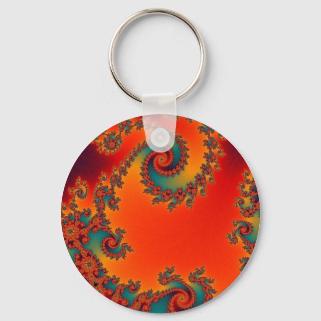 Circus Double Spiral Keychain (Front)