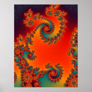 Circus Double Spiral Poster