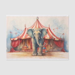 Circus Elephant 1 Decoupage Paper
