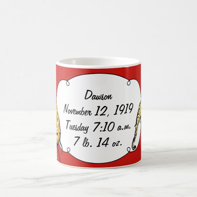 Circus Elephant Gifts Coffee Mug (Center)