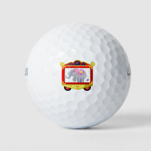 Circus elephant golf balls