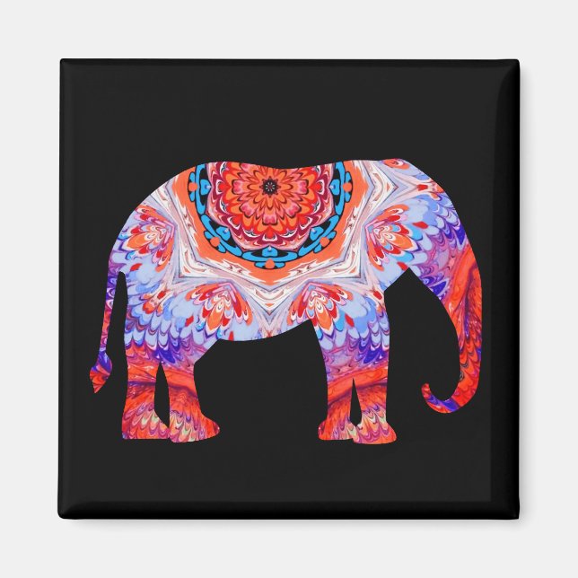 Circus Elephant Magnet (Front)