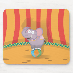 Circus Elephant Mouse Mat