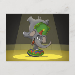 Circus Elephant Postcards