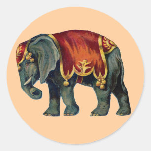 Circus Elephant Sticker