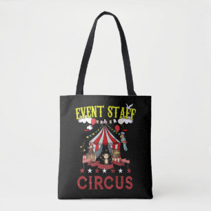 Circus Event Staff Funny Party Carnival Crew Tote Bag