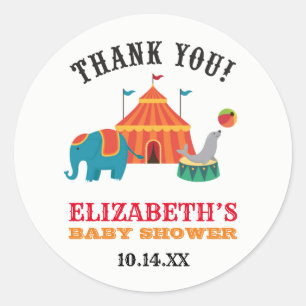 Circus Favour Stickers