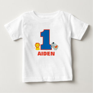 Circus First Birthday Outfit, Baby Jersey Bodysuit