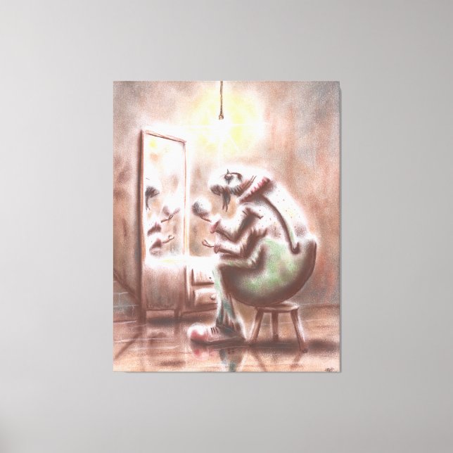 Circus Flea Canvas Print (Front)