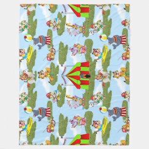 Circus Fleece Blanket