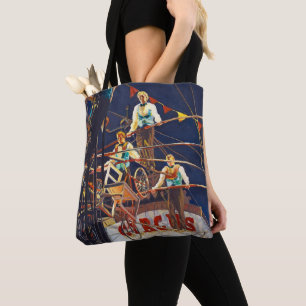 Circus Flora Carnival Performances Carnival Photo Tote Bag