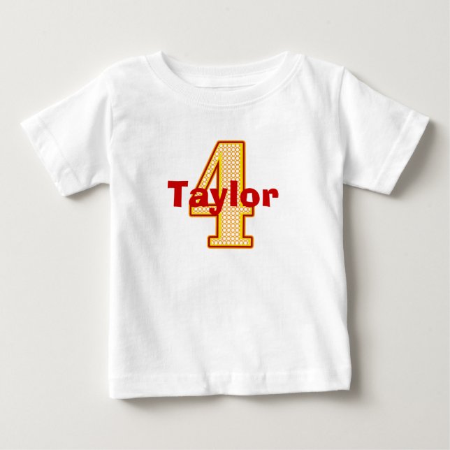 Circus Fourth Birthday Shirt (Front)