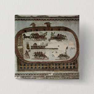 Circus Games, from Carthage, Roman 15 Cm Square Badge