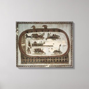 Circus Games, from Carthage, Roman Canvas Print