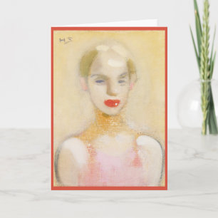 Circus girl, Helene Schjerfbeck  Card