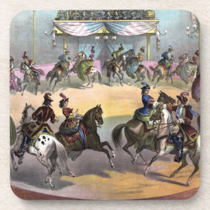 Circus Grand Finale, Circa 1872. Coaster
