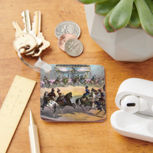 Circus Grand Finale, Circa 1872. Key Ring