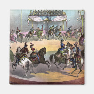 Circus Grand Finale, Circa 1872. Magnet