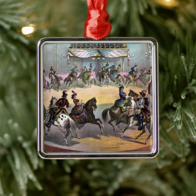 Circus Grand Finale, Circa 1872. Metal Tree Decoration (Tree)