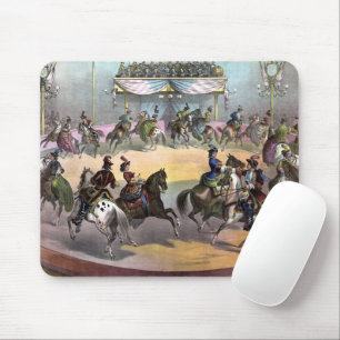 Circus Grand Finale, Circa 1872. Mouse Mat