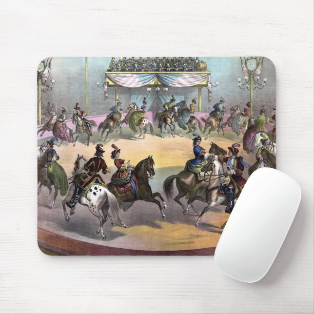 Circus Grand Finale, Circa 1872. Mouse Mat (With Mouse)