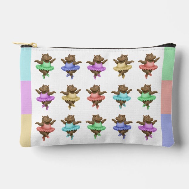 Circus hippo accessory pouch (Front)