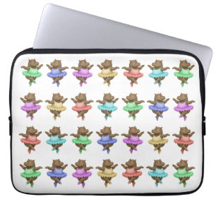 Circus hippo laptop sleeve