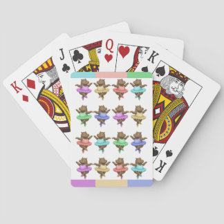 Circus hippo playing cards