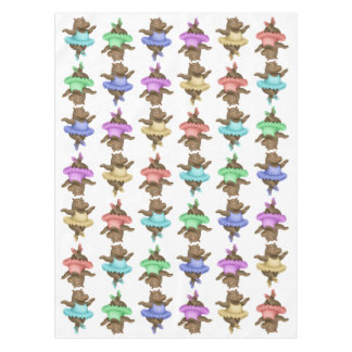 Circus hippo tablecloth