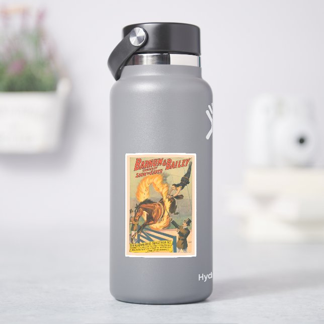 Circus Horse Leaping Through A Flaming Hoop (HydroFlask)