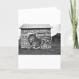 Circus in Tennessee, 1930s Card