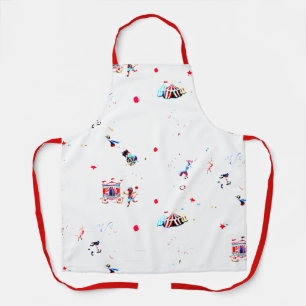circus inspired carnival big top fair apron