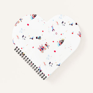 circus inspired carnival big top fair notebook
