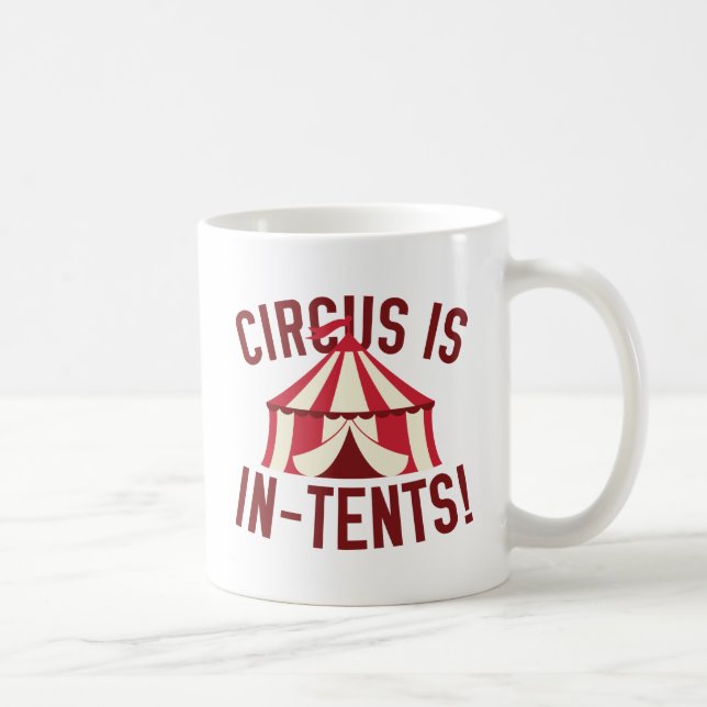 Circus Is In-Tents! Coffee Mug (Right)