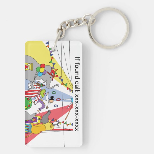 Circus Keychain (Back)