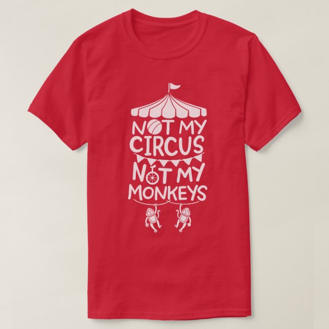 Circus monkeys T-Shirt (Design Front)